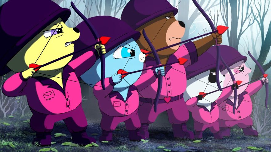 Los osos militares en 'Unicorn Wars'