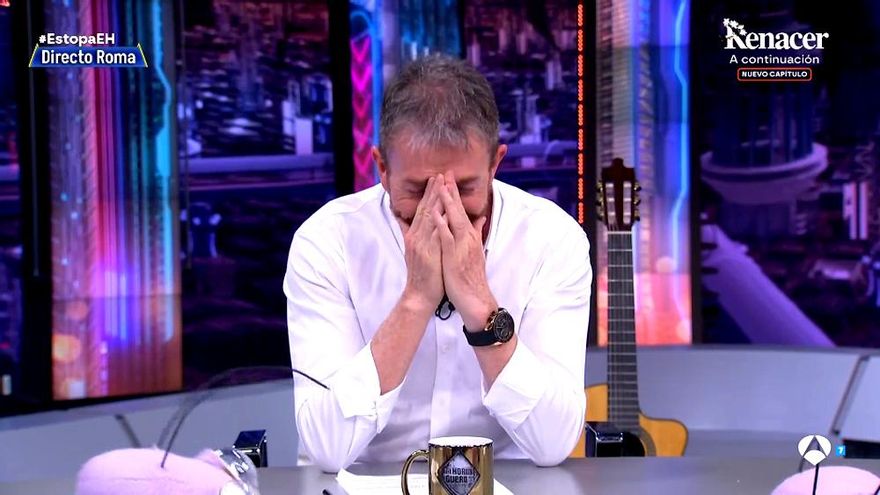 La reacción de Pablo Motos al chiste de 'El Hormiguero' sobre un posible papa negro: "Yo no puedo"