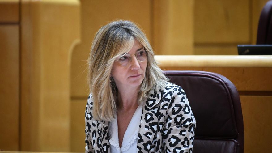 Archivo - La portavoz del PP en el Senado, Alicia García, durante una sesión plenaria en el Senado, a 16 de mayo de 2024, en Madrid (España).