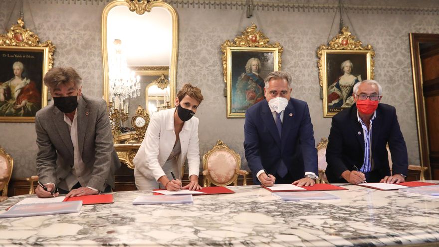 El Gobierno de Navarra, la patronal y los sindicatos firman un nuevo Plan de Empleo con una inversión de 700 millones de euros