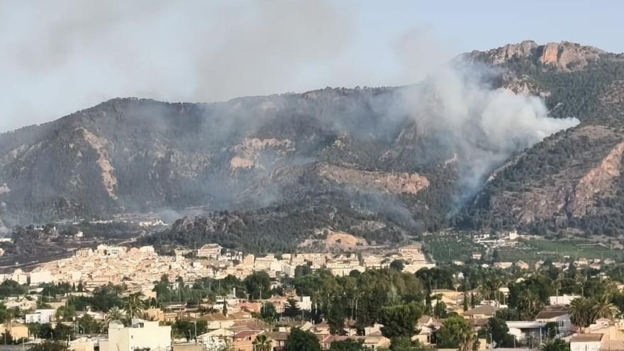 Perimetrado el incendio forestal de Murcia, que deja de momento 177 hectáreas carbonizadas