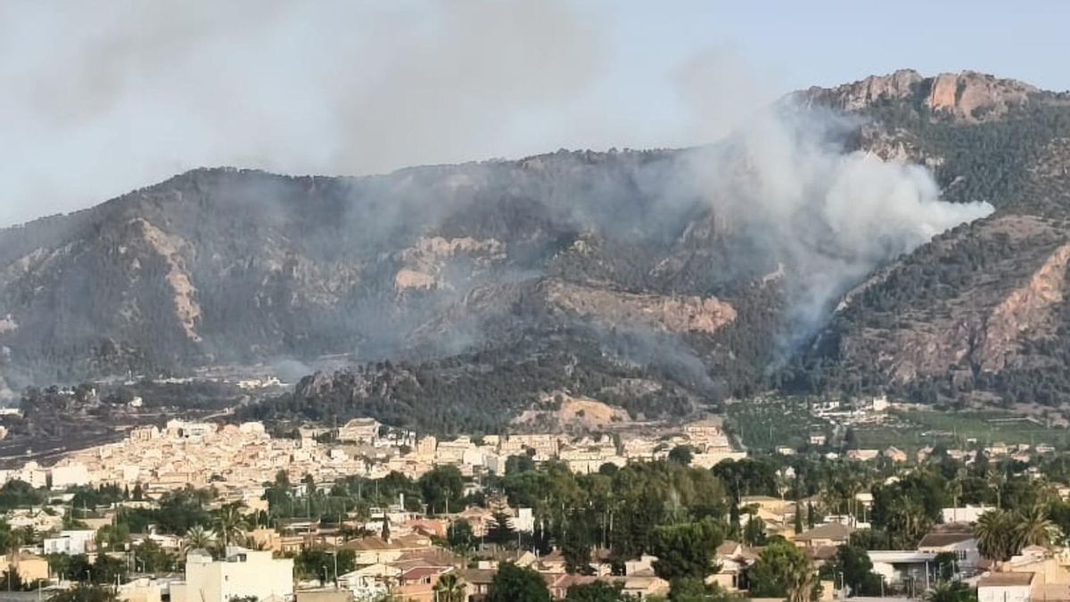 Perimetrado el incendio forestal de Murcia, que deja de momento 177 hectáreas carbonizadas