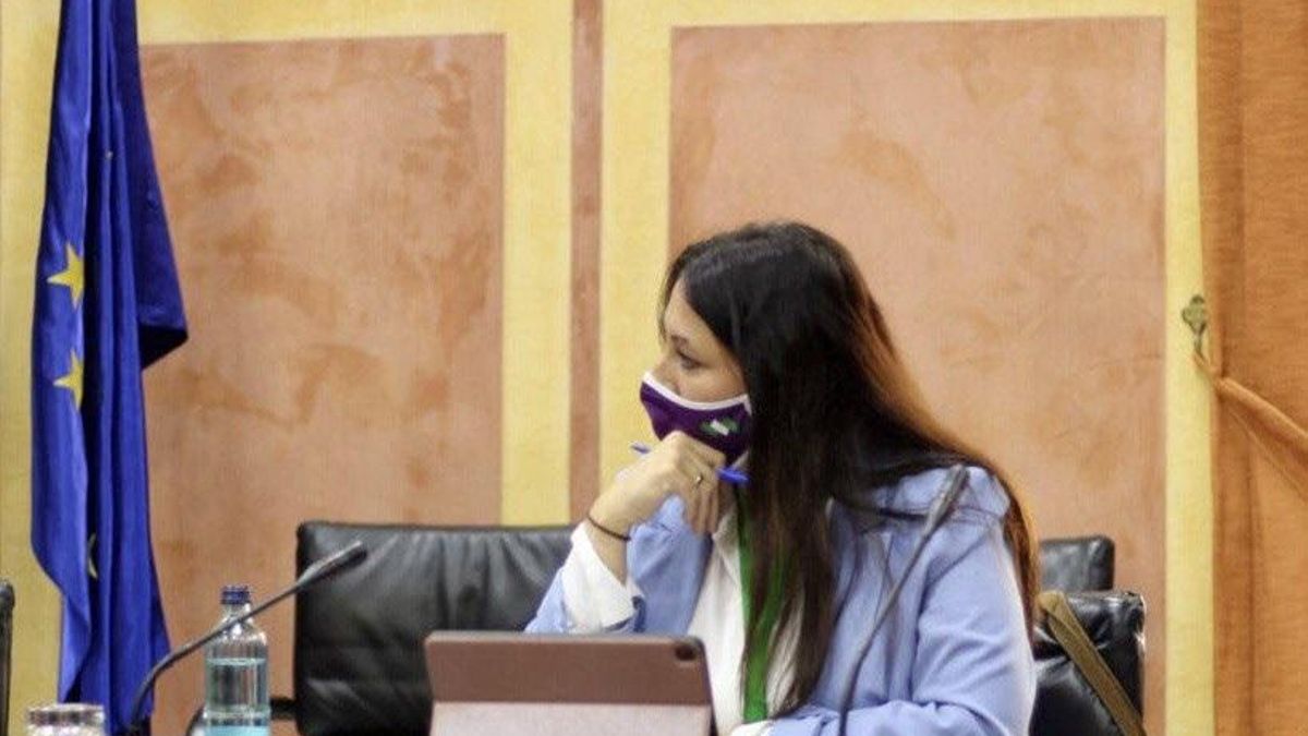 La secretaria de Acción Institucional de Podemos Andalucía, Alejandra Durán.