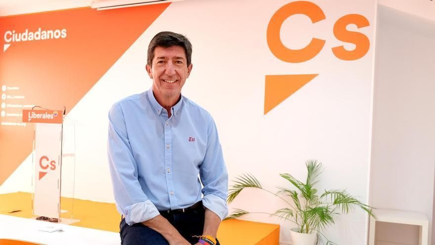 Juan Marín se da de baja en Ciudadanos a petición del partido tras aceptar un cargo en el Gobierno de Moreno