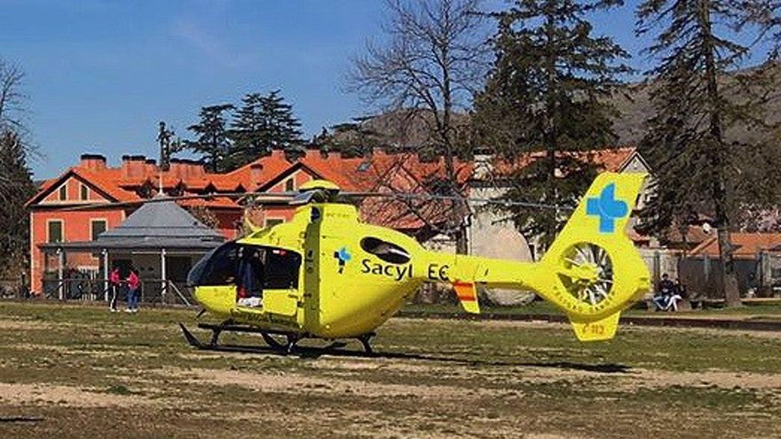 Dos camioneros fallecen tras chocar sus vehículos y arder uno de ellos en la N-122 en Quintanilla de Arriba, Valladolid