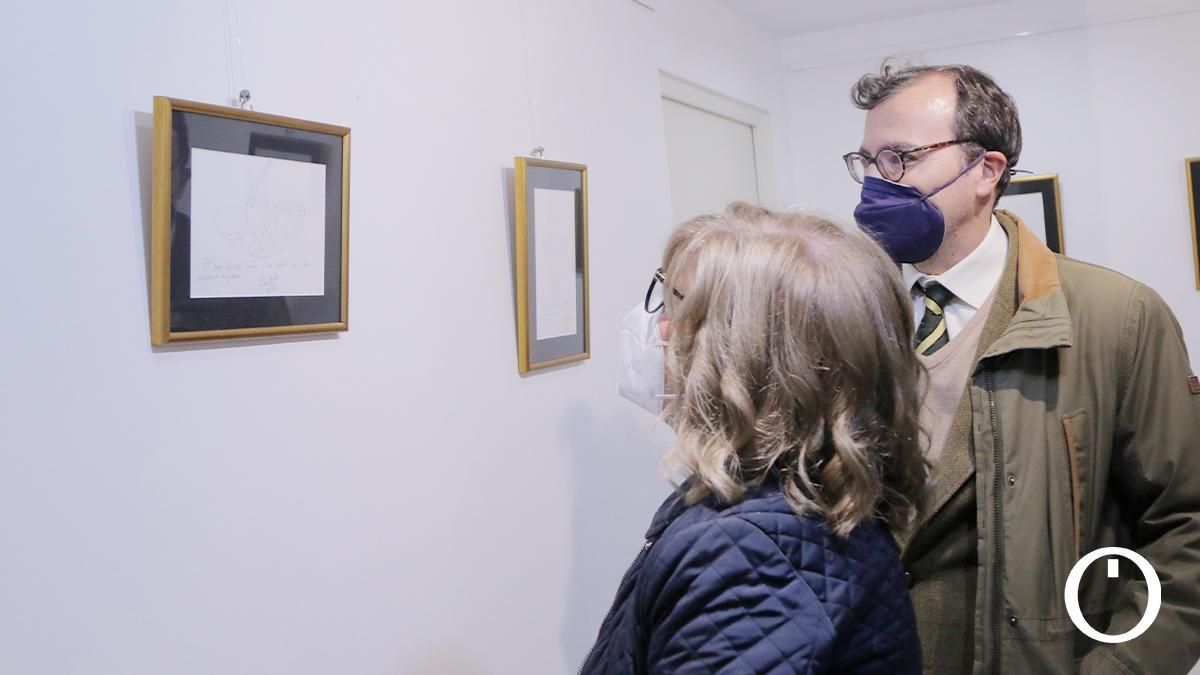 Inauguración de la exposición de Guadalupe Codes Belda. Greguerías Ilustradas