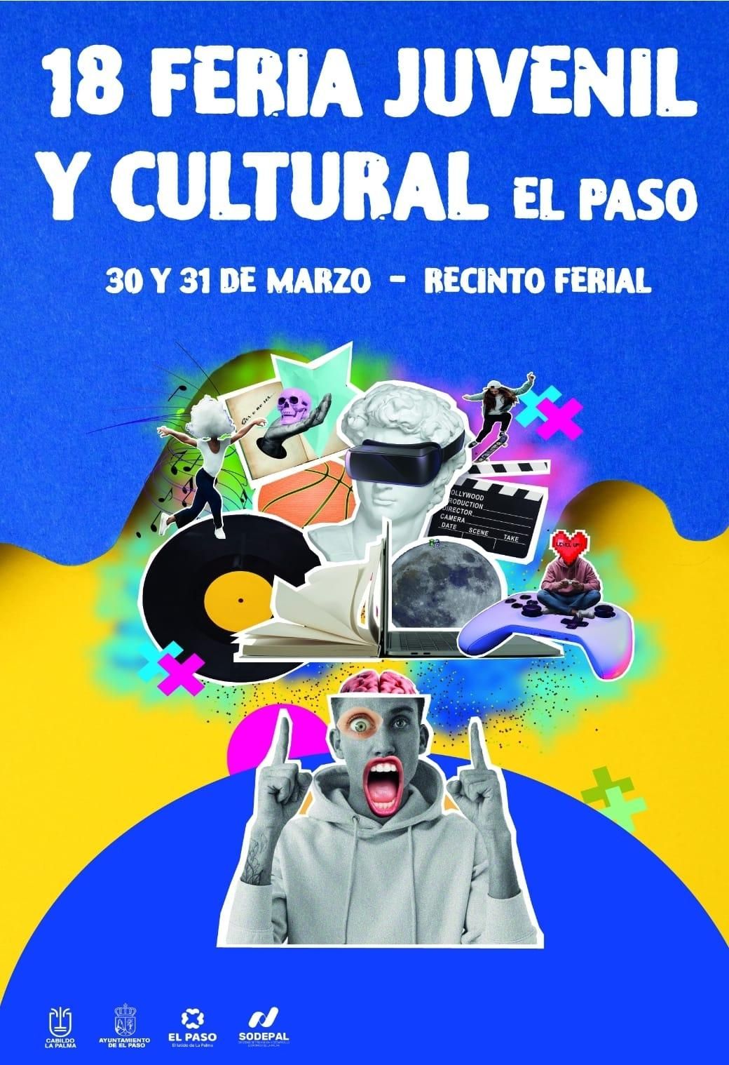 Cartel de la XVIII Feria Juvenil y Cultural de El Paso.