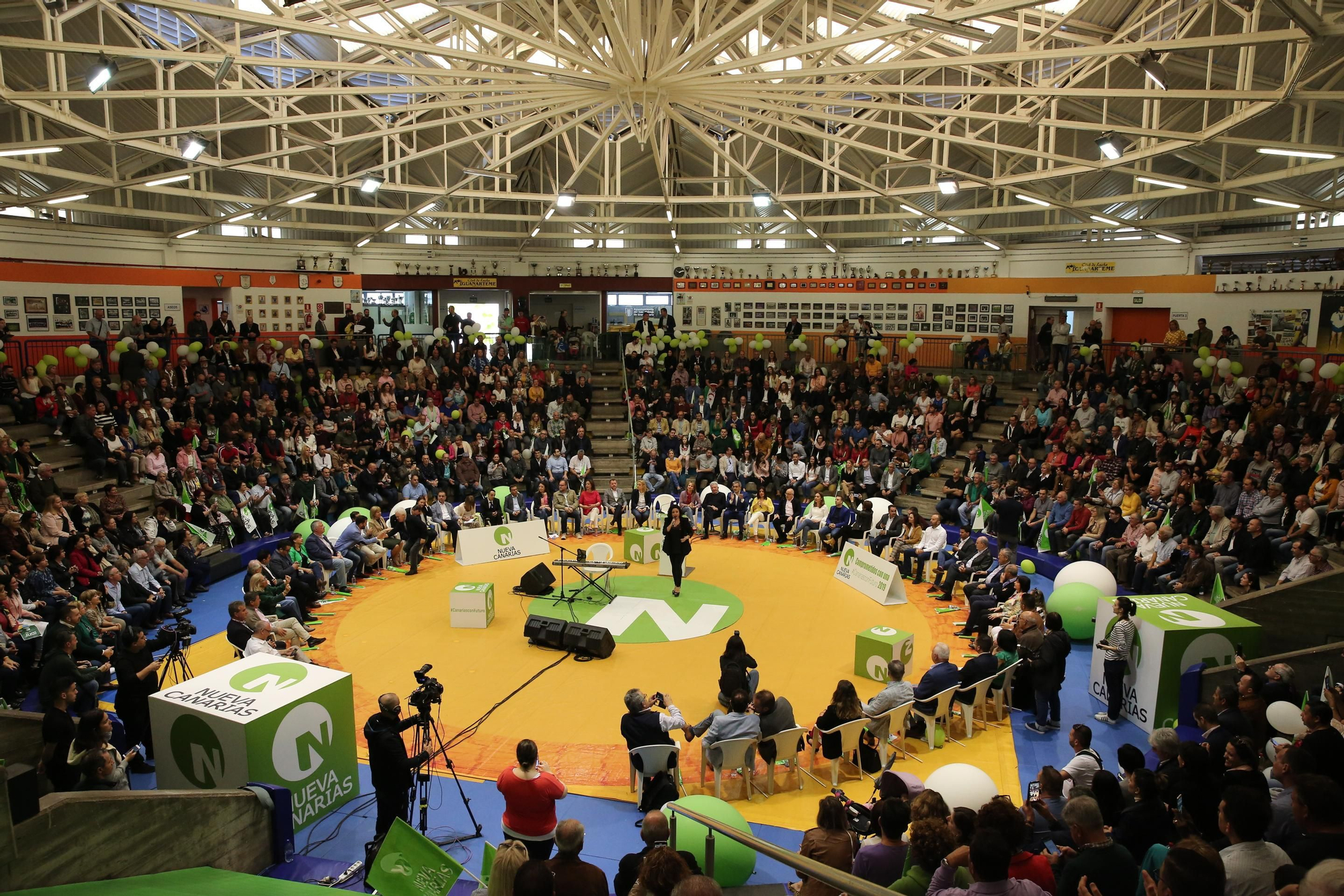 Presentación de las candidaturas de Nueva Canarias.  (Alejandro Ramos)