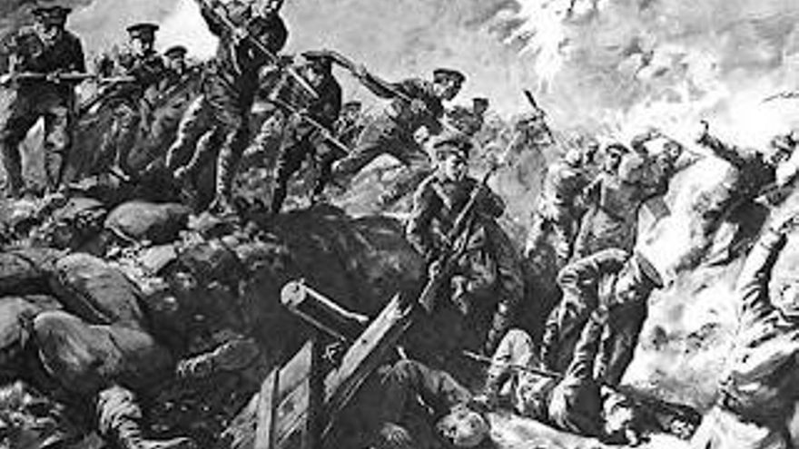 Asalto a trincheras enemigas