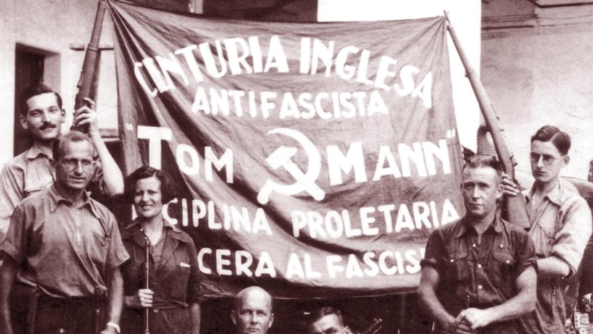 Voluntarios británicos de las Brigadas Internacionales en España