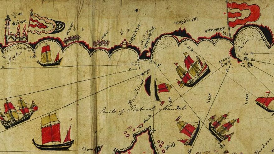 El mapa de hace 200 años que revela cómo navegaban el mar Rojo antes de los instrumentos modernos