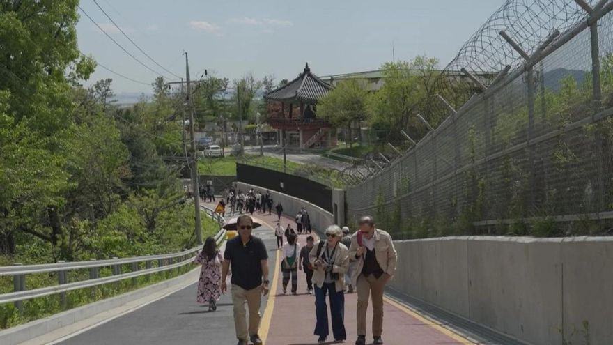 'Viajeros Cuatro' graba en la frontera más vigilada del mundo entre Corea del Norte y Corea del Sur: "Muchos intentan cruzar"