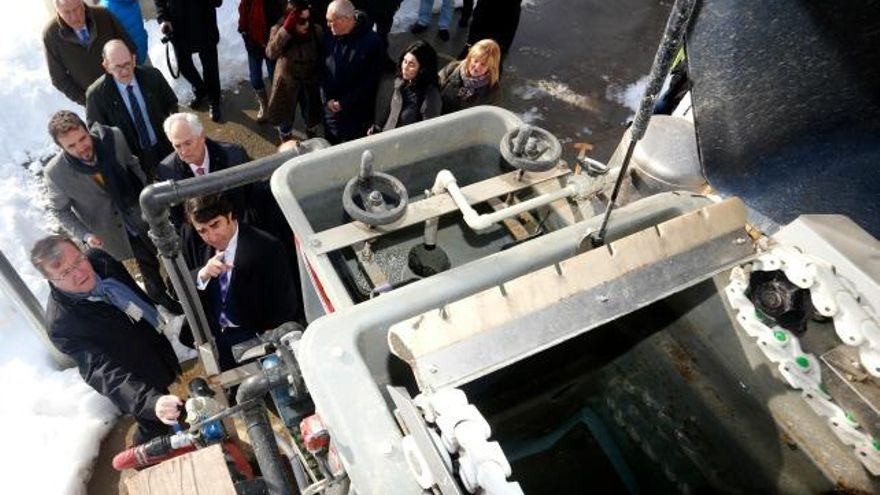 La estación de Aguas Residuales del Polígono Industrial de Valdespín. Foto: Carlos S. Campillo / ICAL.