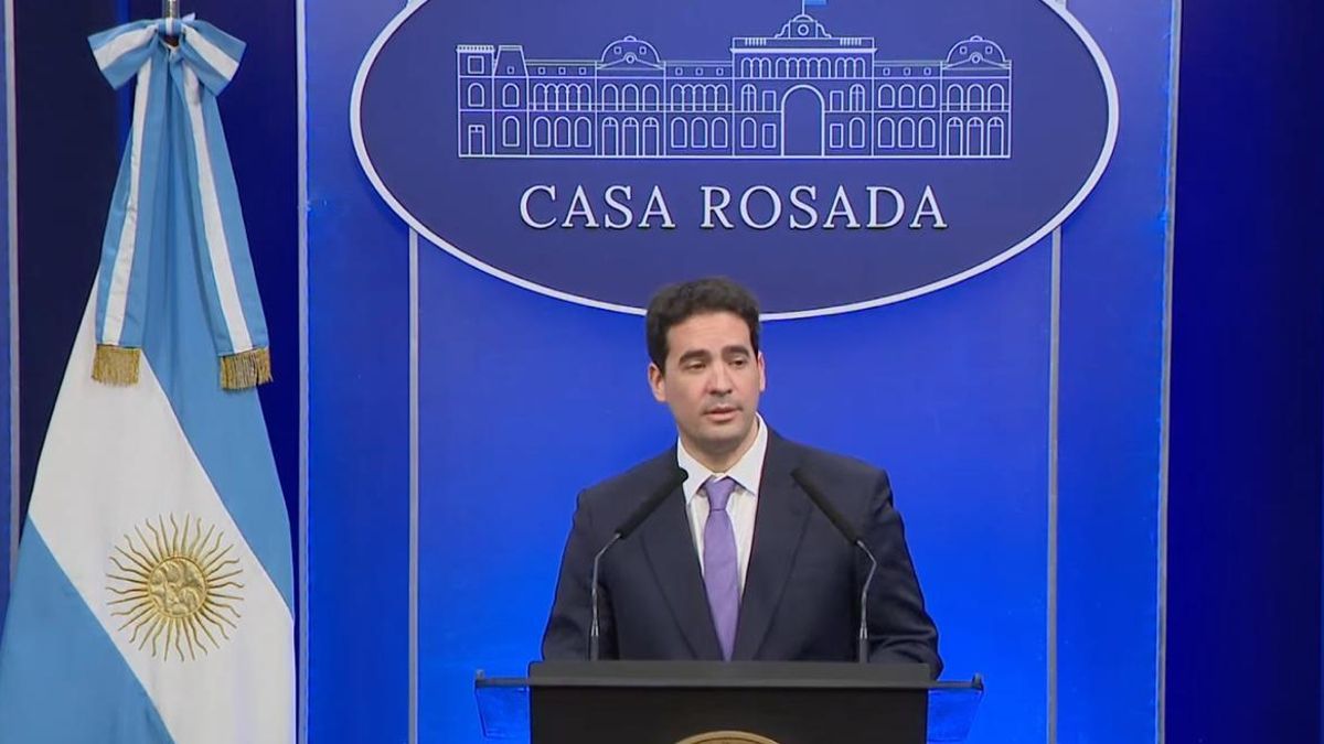 Adrián Ravier, vocero presidencial.