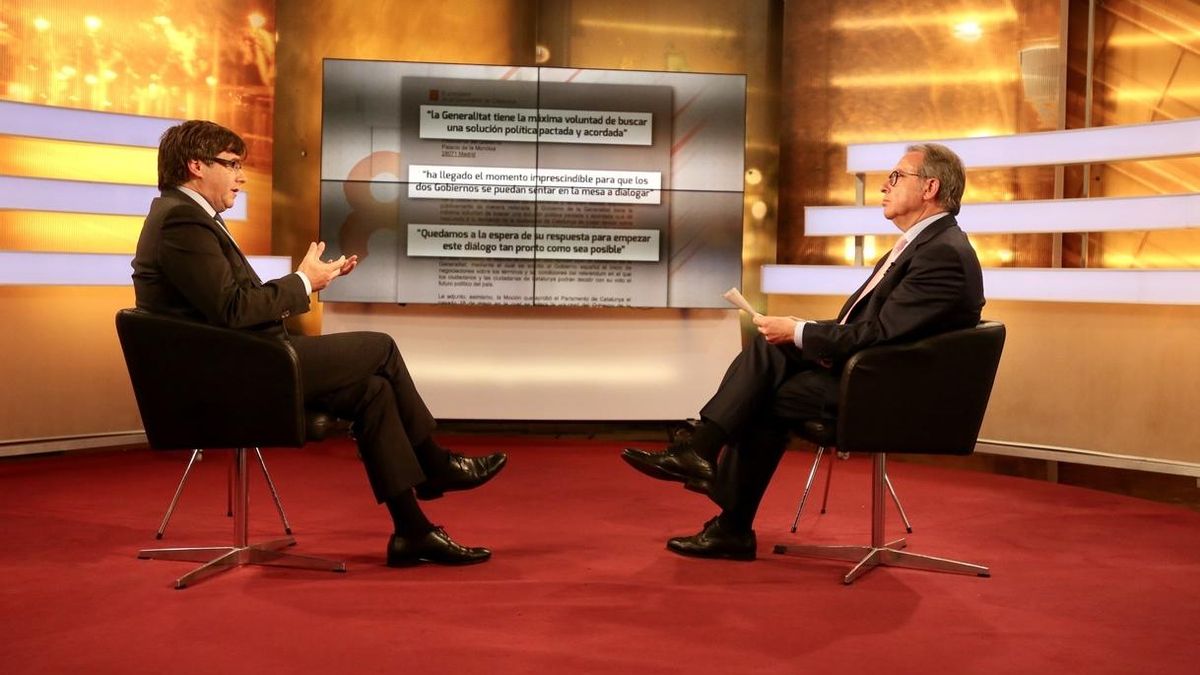 Puigdemont afirma que la carta a Rajoy es sincera pero también la "última" oferta