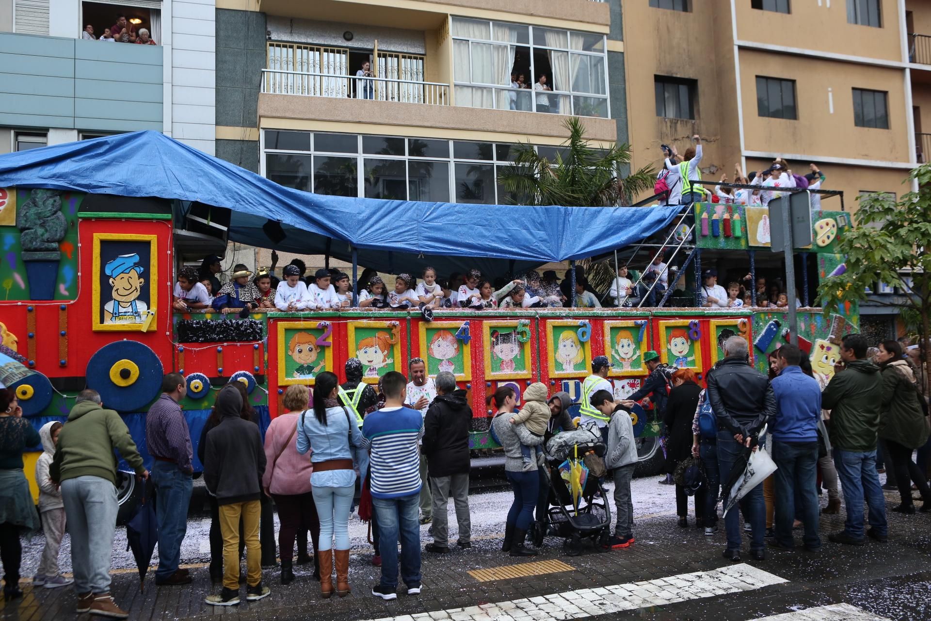 Cabalgata de Reyes en la capital grancanaria. (Alejandro Ramos).
