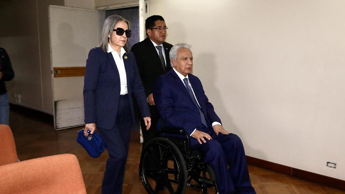 El expresidente ecuatoriano Lenín Moreno, condenado a cinco años de cárcel por sobornos