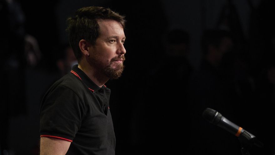 El exvicepresidente del Gobierno Pablo Iglesias, en la mesa de debate 'Construir futuro: retos y alianzas populares' en Casa América, a 20 de noviembre de 2021, en Madrid, (España).
