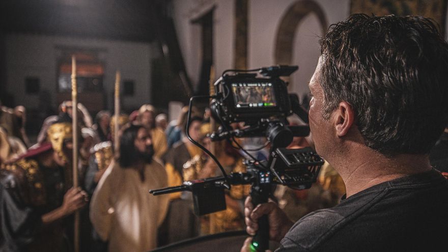 Un total de 300 personas han participado en el rodaje de 'La Pasión'