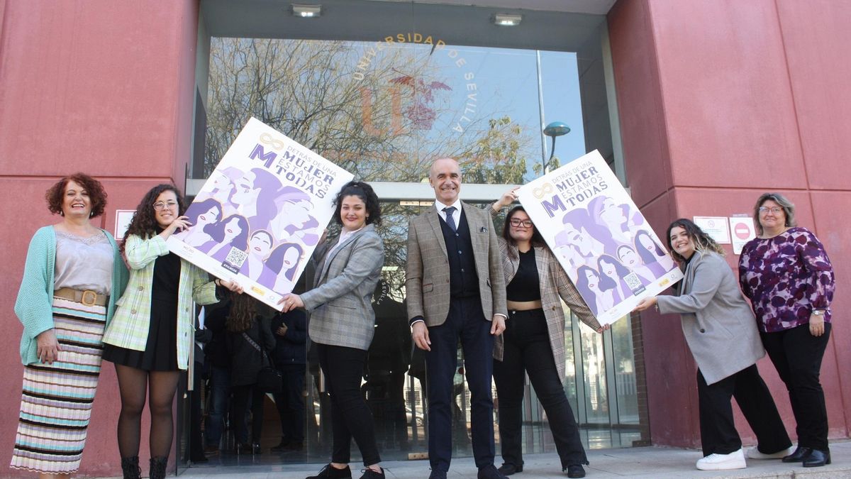 El alcalde de Sevilla, Antonio Muñoz, ha presentado la nueva campaña municipal con motivo del Día Internacional de la Mujer.