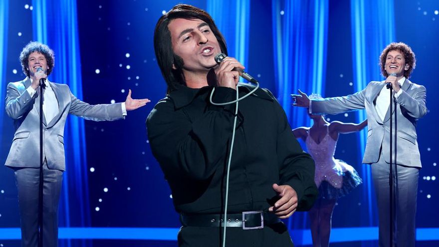 Chenoa lloró con la imitación triunfal de Bustamante en 'Tu cara me suena', que trajo con Miguel Lago un 'hit' eurovisivo