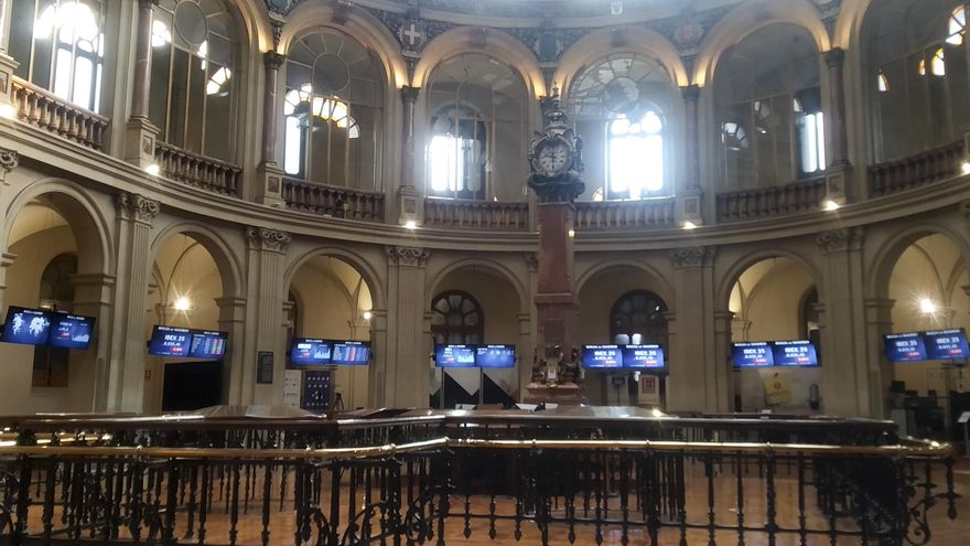 Imagen del interior de la Bolsa de Madrid. EFE/Altea Tejido Sánchez