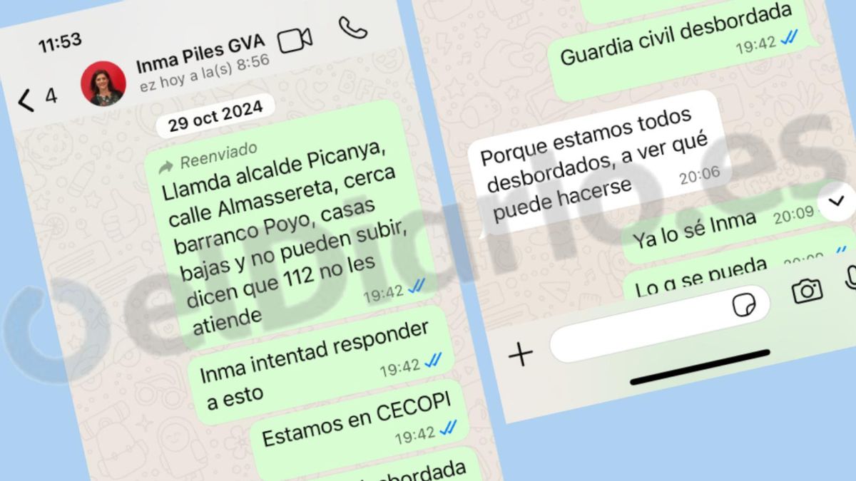 La jefa de Protección Civil de la Delegación del Gobierno alertó sobre el barranco del Poyo media hora antes del Es-Alert