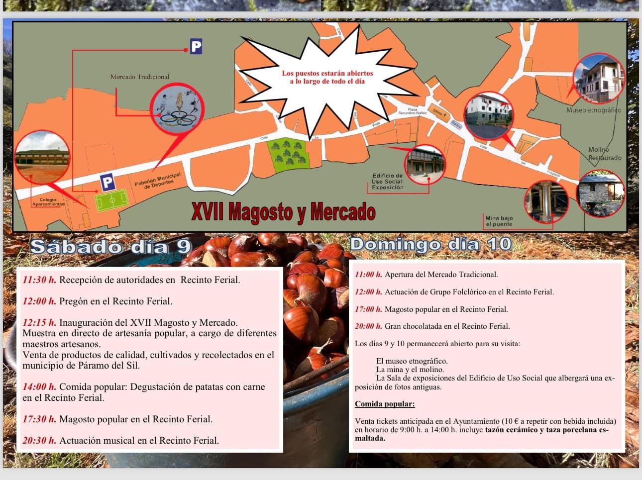 Programa de magosto de Páramo del Sil.