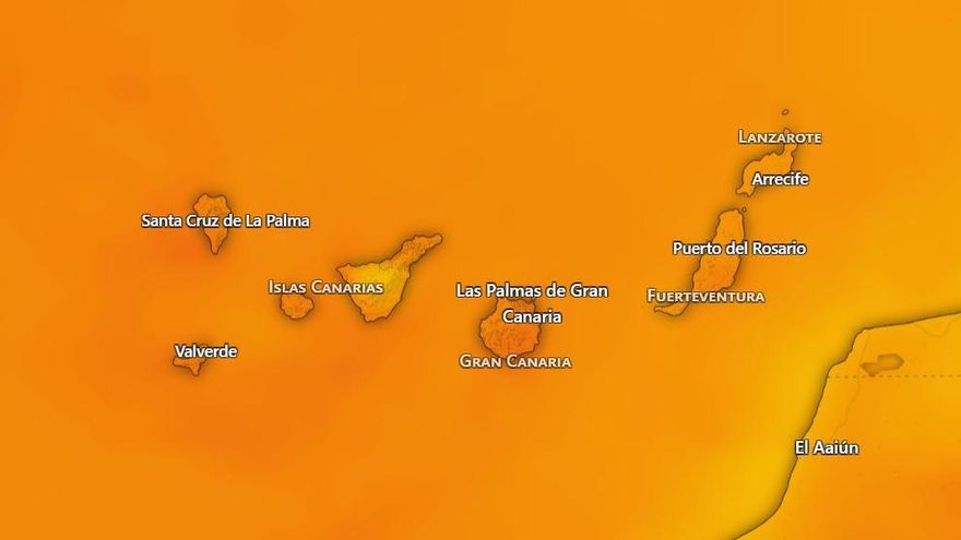 El calor pone en aviso amarillo a toda Canarias