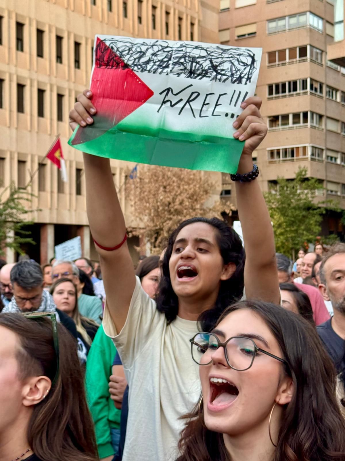 Concentración en Albacete para protestar por la detención de la flotilla humanitaria que se dirigía a Gaza