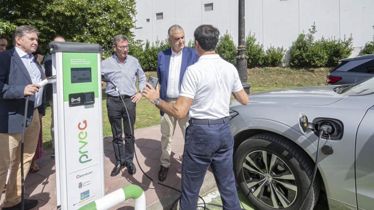 Cantabria culmina la implantación de puntos de recarga para vehículos eléctricos en los 102 municipios