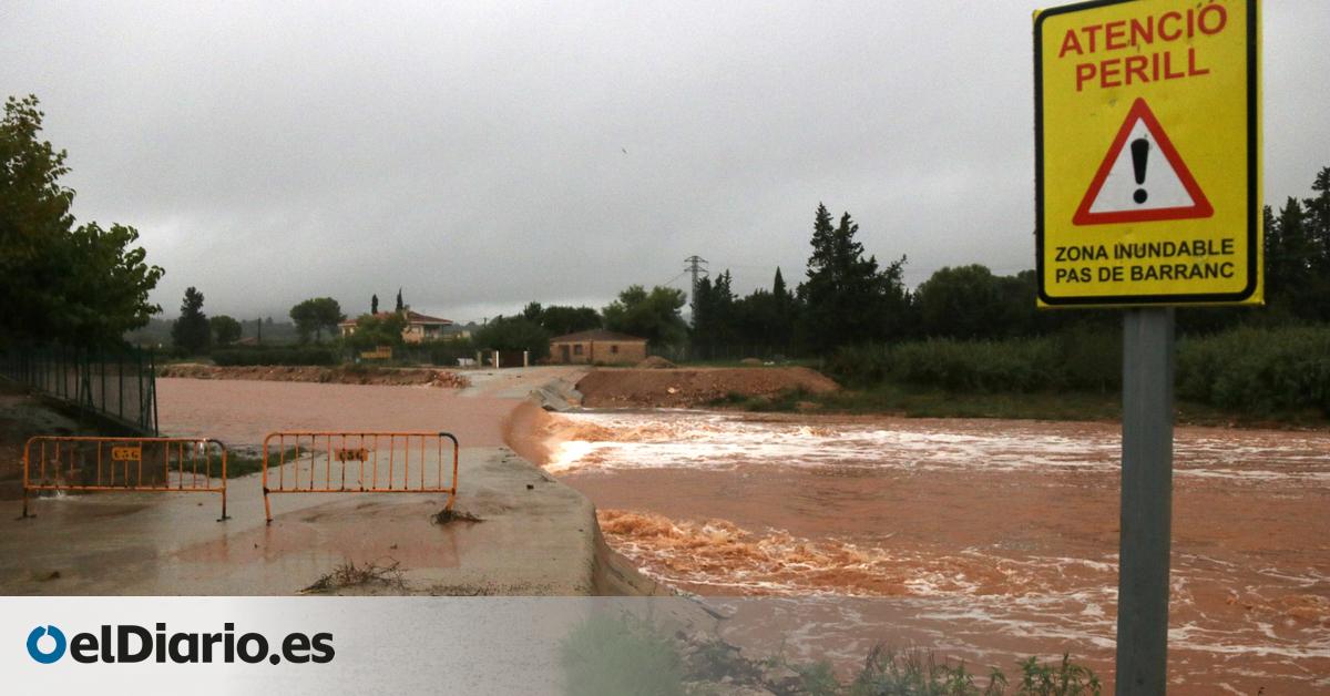 Las fuertes lluvias obligan a suspender las clases en dos comarcas de Tarragona