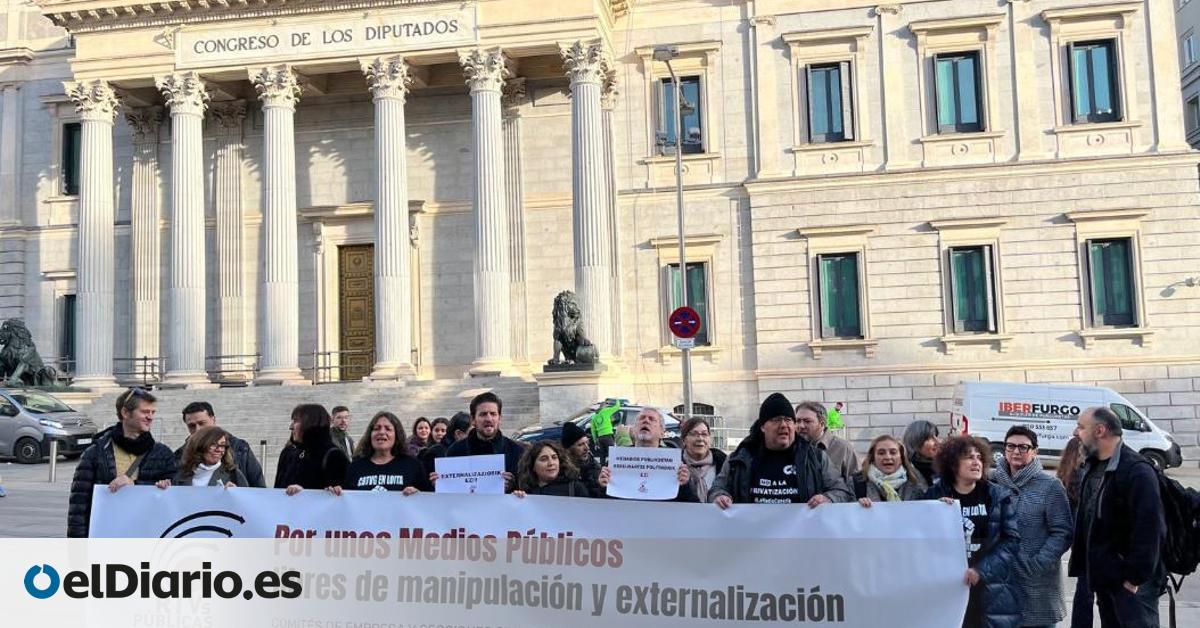 La plataforma de RTVs públicas encuentra receptividad en los grupos del Congreso “contra la manipulación y la externalización” de los medios de comunicación públicos