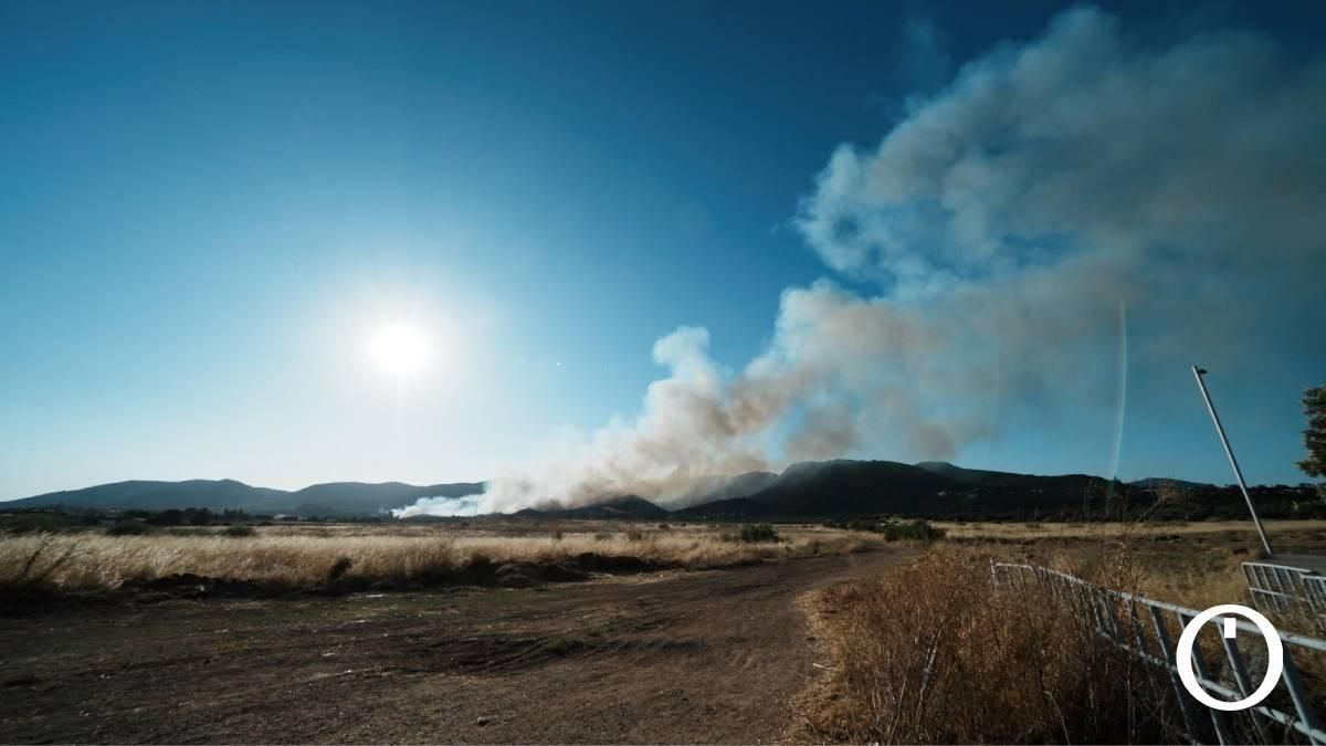 FOTOS | Grave incendio forestal en la sierra en las inmediaciones de Córdoba