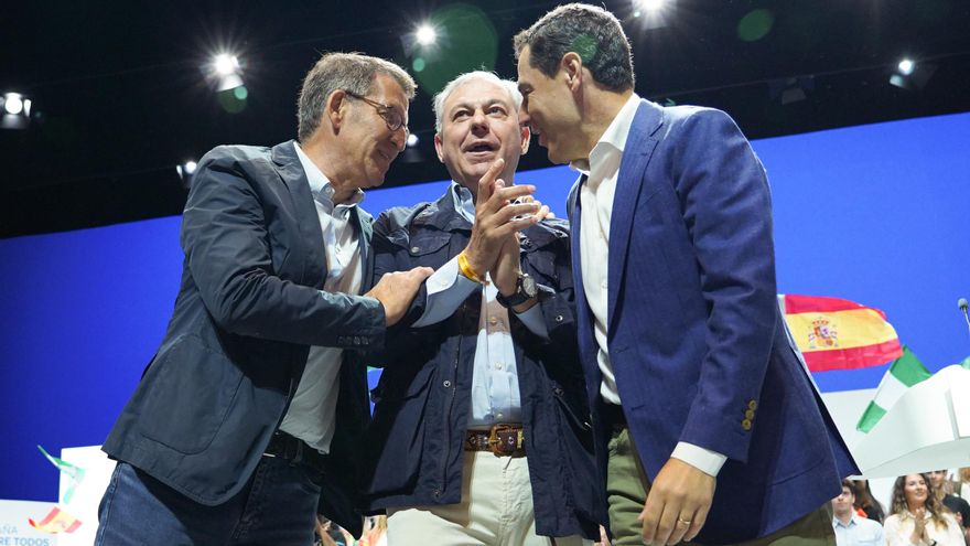 Feijóo se desprende del discurso de Bildu en los dominios de Juanma Moreno