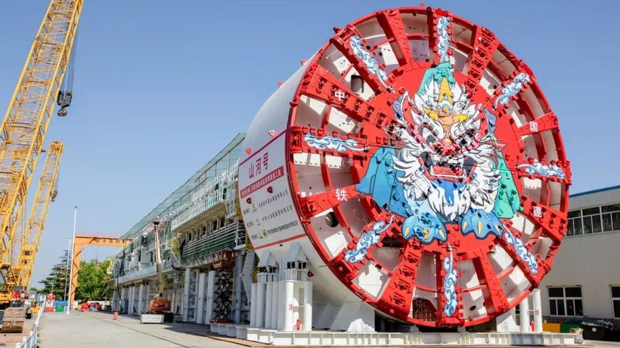 La asombrosa megamáquina que da vida al túnel submarino más ancho del mundo en China