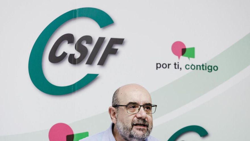 Archivo - El presidente de la Central Sindical Independiente y de Funcionarios (CSIF), Miguel Borra