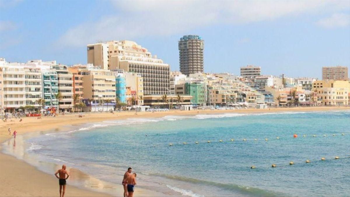 Playa de Las Canteras.