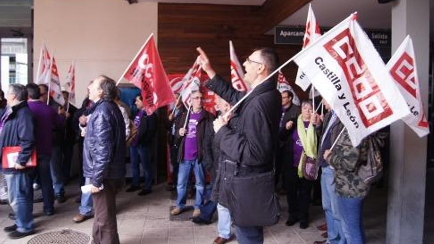 Protesta Adif Renfe CCOO