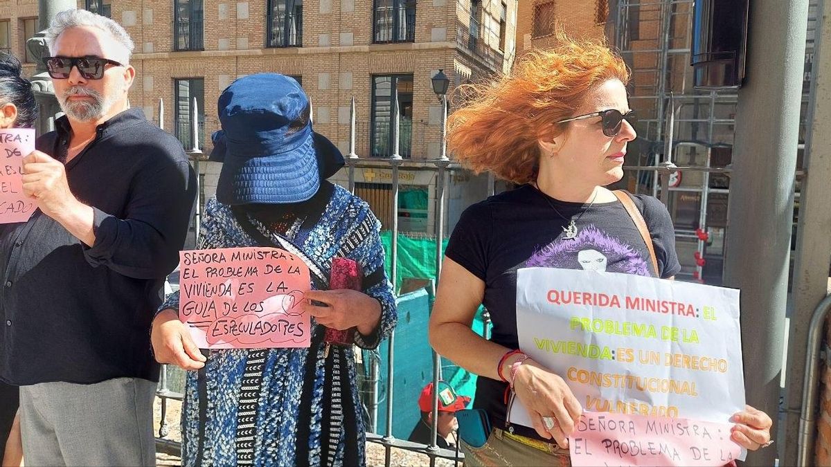 Protestas por la situación de la vivienda en Toledo