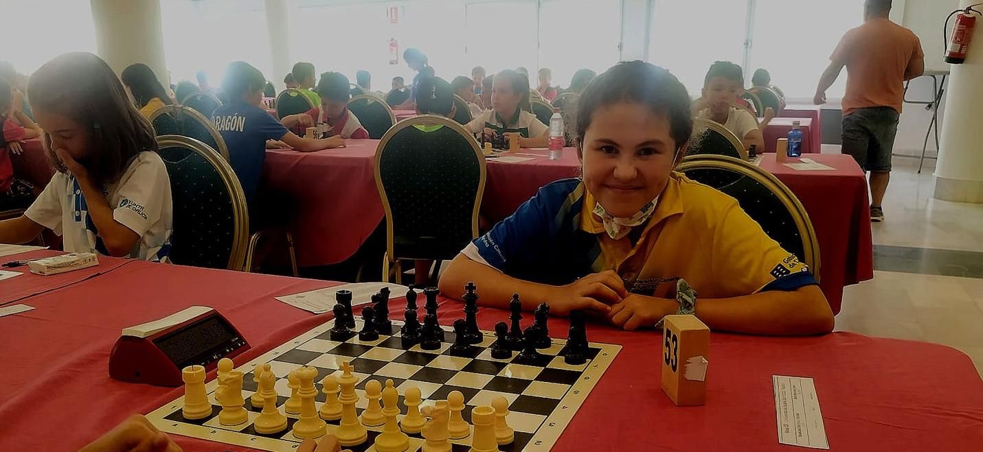 Irene Brito, subcampeona de España de Ajedrez.