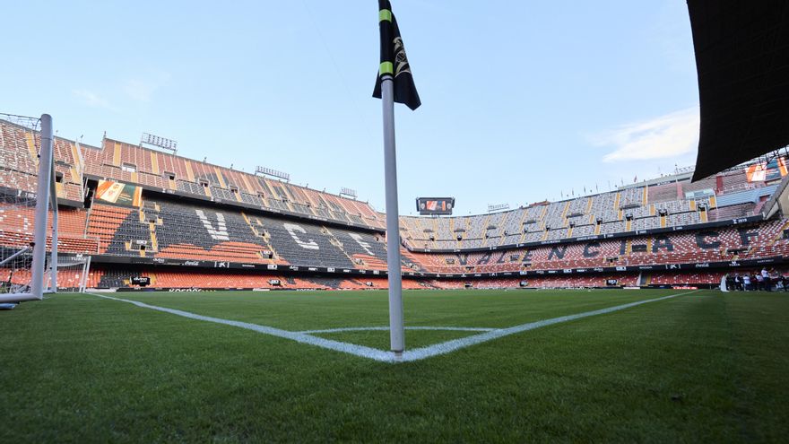 Imagen de archivo del Estadio de Mestalla