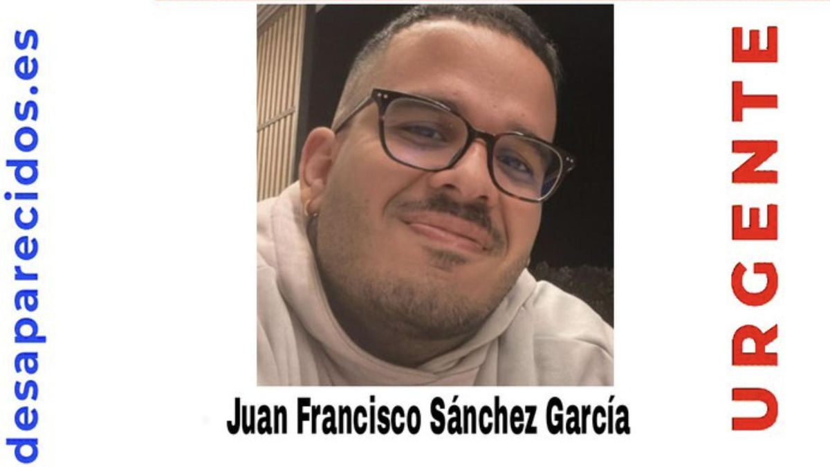 Cartel de la desaparición de Juan Francisco.