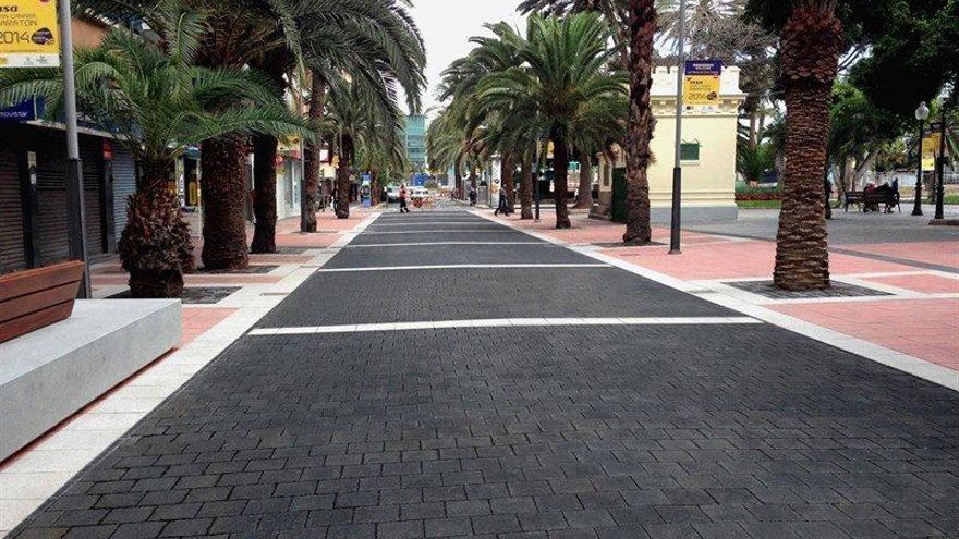 Losas ecológicas en Las Palmas de Gran Canaria.
