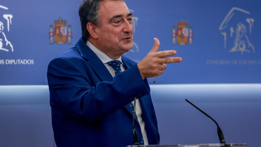 El portavoz del PNV en el Congreso, Aitor Esteban.