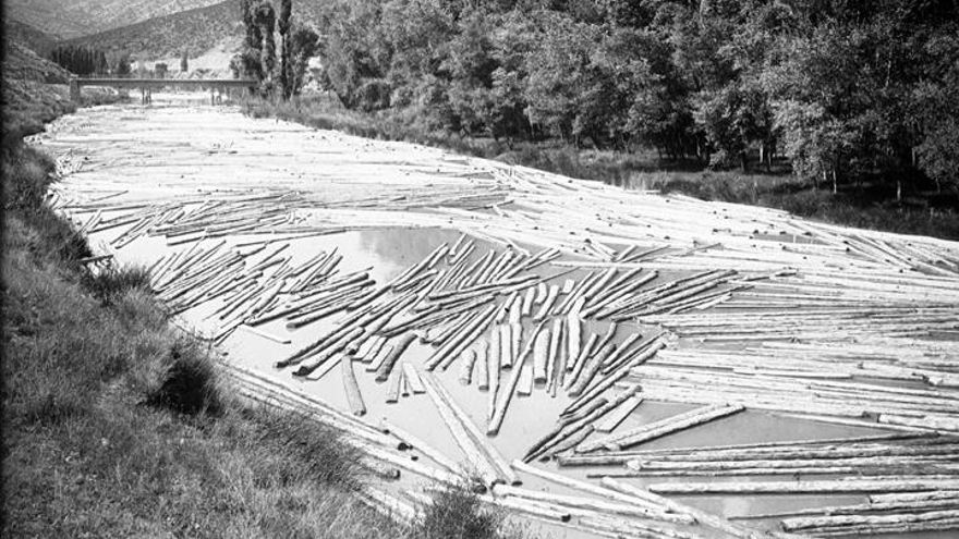 Gancheros del Alto Tajo (Guadalajara) Fondo Goñi. Archivo Histórico Provincial de Guadalajara
