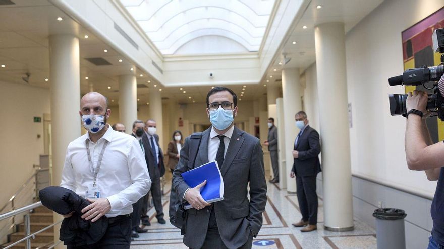 El ministro de Consumo, Alberto Garzón, en una imagen de archivo en el Senado.