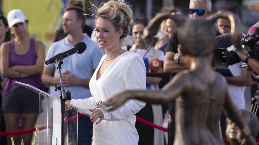 Beatriz Zimmermann, quien ha agradecido a todas las personas implicadas en la búsqueda de sus hijas.