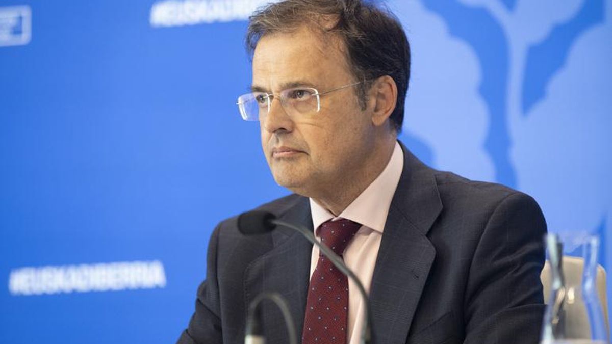 El consejero Alberto Martínez, este martes en Vitoria