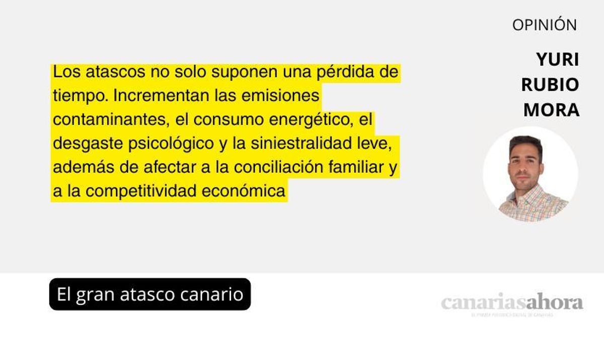 El gran atasco canario